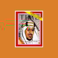 ستيكر غلاف مجلة Time الملك سعود بن عبدالعزيز آل سع...