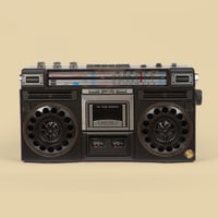 مسجّل - مشغّل كاسيت | أسود