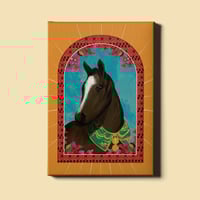 لوحة | تراث سعودي خيل عربي