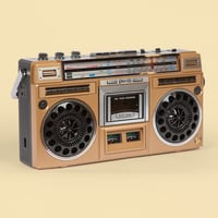 مسجّل - مشغّل كاسيت | ذهبي