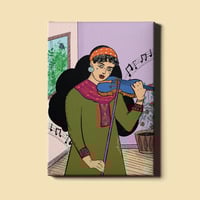 لوحة | عازفة الكمنجة