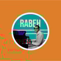 ستيكر رابح صقر يعزف بيانو