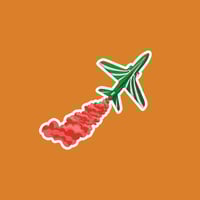 ستيكر طائرة الصقور السعودية