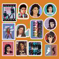 مجموعة ستيكرات مايكل جاكسون | Stickers Michael Jac...