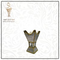 مباخر حائلية لون فضي تراثي شكل 2