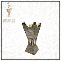 مباخر حائلية لون فضي تراثي شكل 2