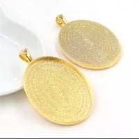 5 قطع قالب اكسسورات معدني بيضاوي متنوعه الالوان