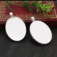 5 قطع قالب اكسسورات معدني بيضاوي متنوعه الالوان