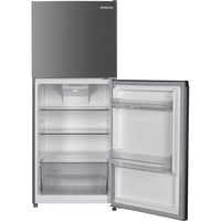 ثلاجة هيتاشي ببابين لون فضي سعة 6.4 قدم