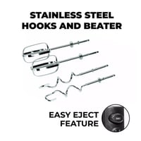 مولر كوخ خلاط يدوي قدرة 500 واط لون أسود