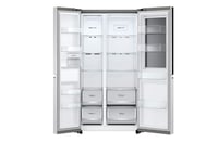 ثلاجة ال جي دولابي 28 قدم 796 لتر فضي