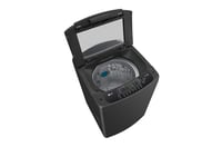 غسالة ال جي علوية سعة 15 كجم ، أسود محرك ذكي