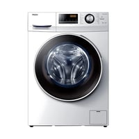 غسالة هاير امامي 10 كجم, تجفيف 75% بخار