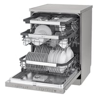 غسالة صحون ال جي سعة 14 مكان 10 برامج فضي