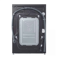 غسالة ال جي تعبئة امامية 15 كجم واي فاي، فضي غامق