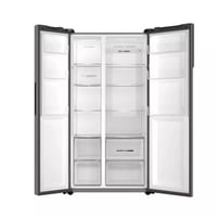 ثلاجة هاير دولابي 17.8 قدم 503 لتر إنفيرتر فضي