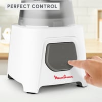 خلاط مولينكس مطحنة بلاستيك ابيض 450 واط 1.5 لتر