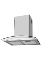 شفاط زترست 60 سم قوة الشفط 1000م3/ساعة زجاجي أستيل