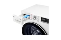 غسالة ملابس اتوماتيك ال جي تعبئة أمامية 8 كجم , تن...