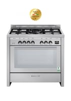 فرن جليم غاز 60*100، (5) عيون غاز، مروحة، مقلاة هو...