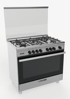 فرن جليم غاز 60*90، (5) عيون غاز، متعدد الوظائف، م...