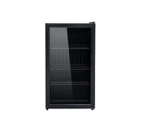 ثلاجة ميني بار ستار هوم 92 لتر زجاج اسود