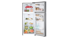 ثلاجة ال جي انفرتر 14 قدم، 395 لتر، فضي