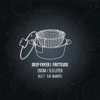 مولر كيتشن قلاية عميقة مع سلة قلي سلكية 26 سم 5.5...