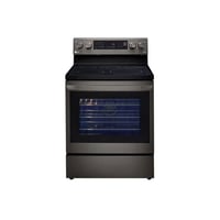 مطبخ ال جي كهربائي وقلاية هوائية، 5 عيون، 6.3 قدم...