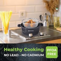 مولر كيتشن قلاية عميقة مع سلة قلي سلكية 26 سم 5.5...