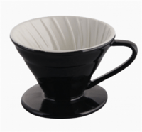 قمع V60 سيراميك اسود02| ceramic dripper v02kh blac...