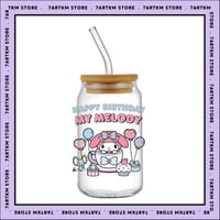 كاس زجاج - HBD melody