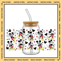 كاس زجاج - ميكي ماوس