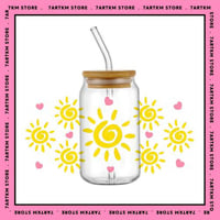 كاس زجاج - الشمس المشعه