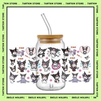 كاس زجاج -mini Kuromi