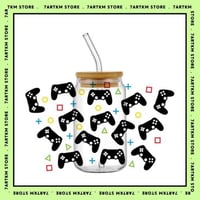 كاس زجاج - gamer boy