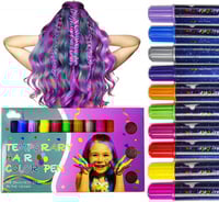 طبشور صبغة مؤقتة لشعر البنات من كاستويف، لون شعر م...