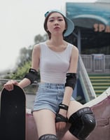 مجموعة واقية رياضية - للكوع والركبة والمعصم - للصغ...