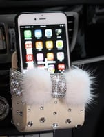 حقيبة فرو المنك للسيارة