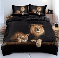 طقم اللحاف الفاخر المصنوع بتقنية المايكروفايبر