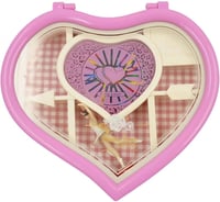 صندوق موسيقى على شكل قلب مع راقصة باليه في الداخل...