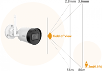 كاميرا مراقبة دهوا G42N واي فاي خارجية بدقة 4 ميجا...