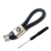 ميدالية سيارة مرسيدس جلد علاقة مفاتيح