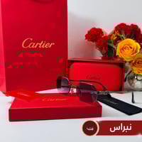 نظارة كارتييه + سبحة