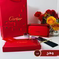 نظارة كارتييه + سبحة