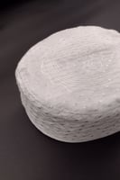 طاقية قصب منقط فضي