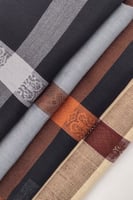 غترة كشميري خط ملون