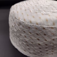 طاقية قصب منقط ذهبي