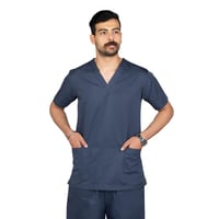 سكراب طبي للجنسين رصاصي غامق