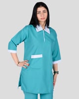 زي عاملات كويتي بياقة